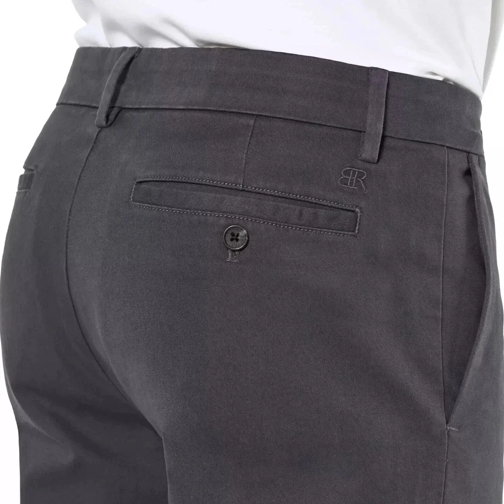 Banana Republic Chino Pants Men 38x30 Straight Fit Slim through Hip Thigh Gray - Picture 3 of 7